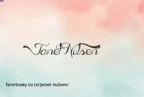 Janet Nulsen