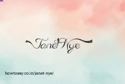 Janet Nye