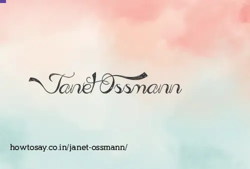 Janet Ossmann