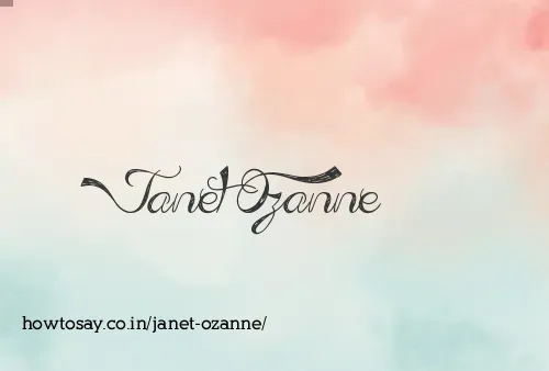 Janet Ozanne