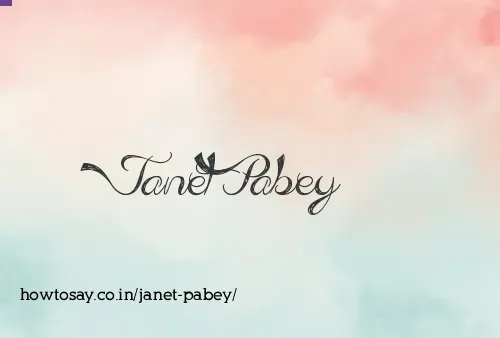 Janet Pabey
