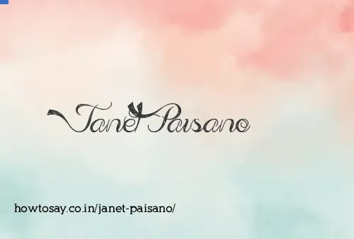 Janet Paisano