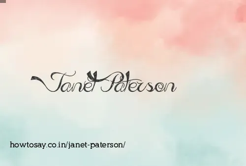 Janet Paterson