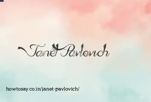 Janet Pavlovich
