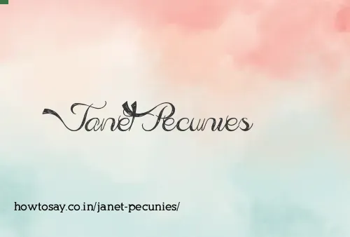 Janet Pecunies