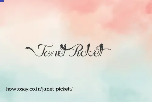 Janet Pickett