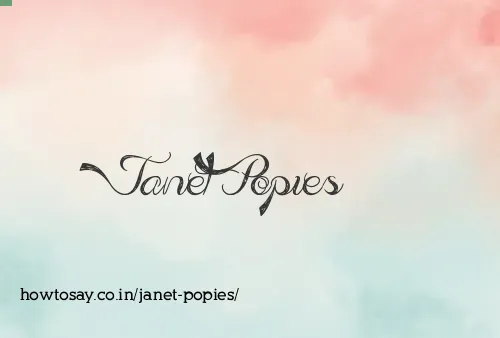 Janet Popies