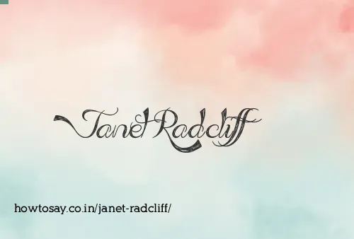 Janet Radcliff