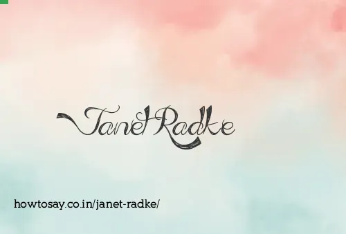 Janet Radke