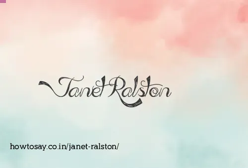 Janet Ralston