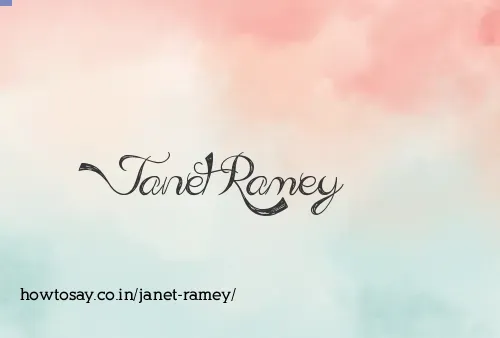Janet Ramey