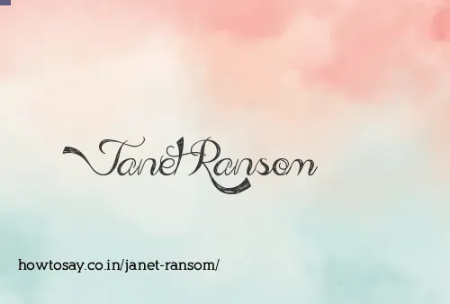 Janet Ransom