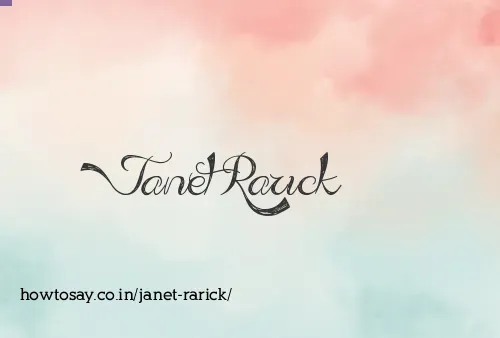 Janet Rarick