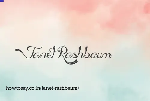 Janet Rashbaum