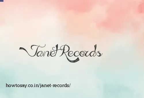 Janet Records