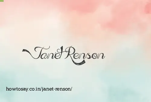 Janet Renson