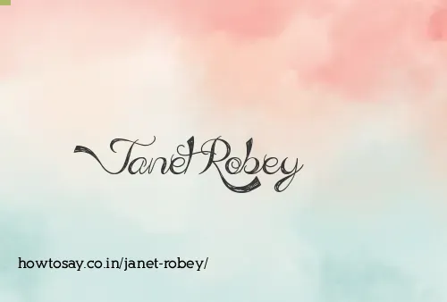 Janet Robey