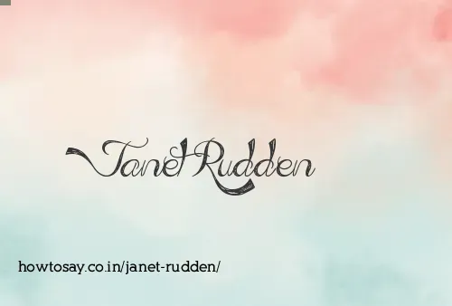 Janet Rudden
