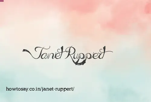 Janet Ruppert