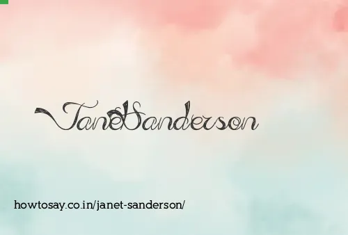 Janet Sanderson