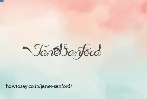 Janet Sanford