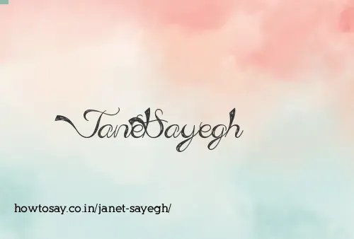 Janet Sayegh