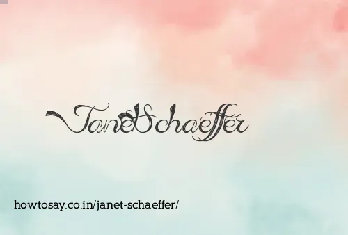 Janet Schaeffer