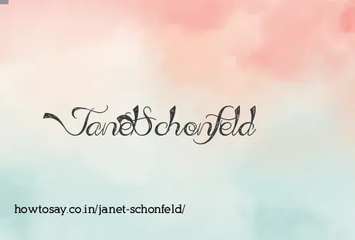 Janet Schonfeld