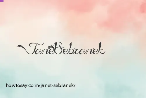 Janet Sebranek