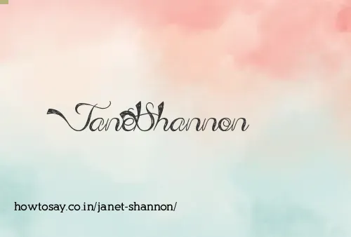 Janet Shannon