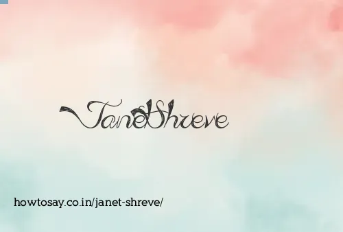 Janet Shreve
