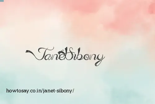 Janet Sibony