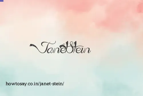 Janet Stein
