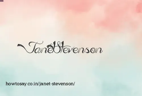 Janet Stevenson