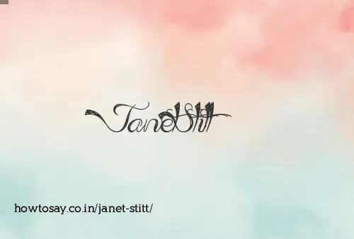 Janet Stitt