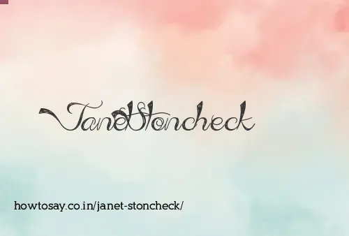 Janet Stoncheck