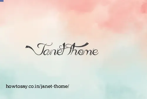 Janet Thome