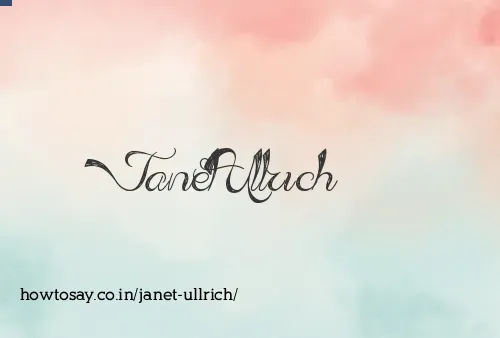 Janet Ullrich