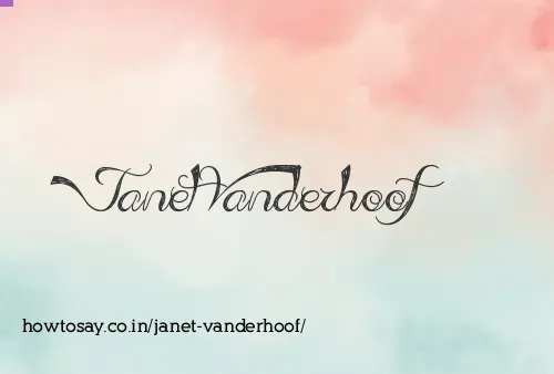 Janet Vanderhoof