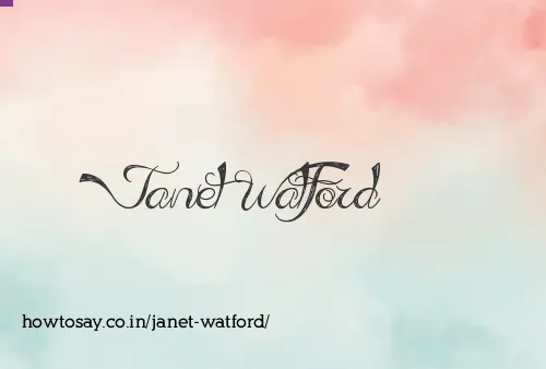 Janet Watford