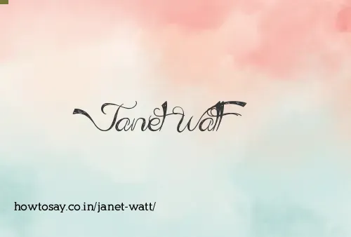 Janet Watt