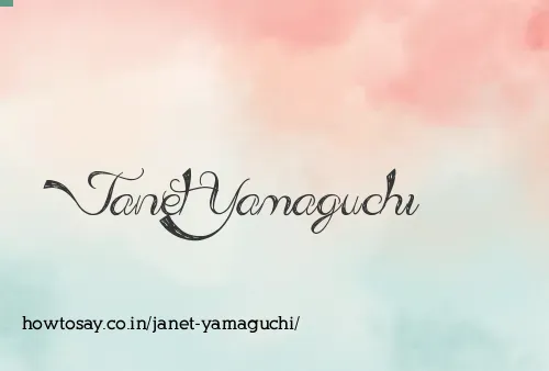Janet Yamaguchi