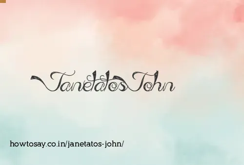 Janetatos John