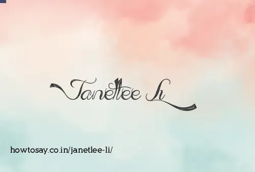 Janetlee Li