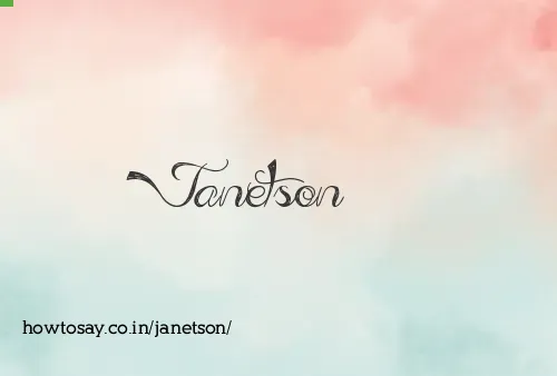 Janetson