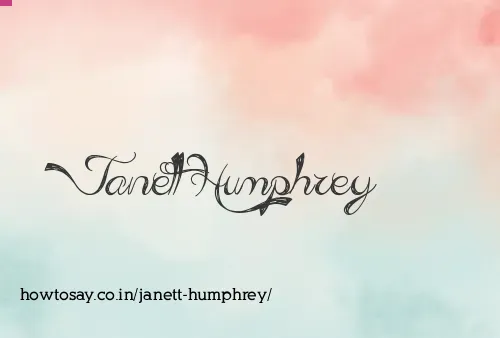 Janett Humphrey