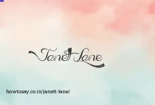 Janett Lane