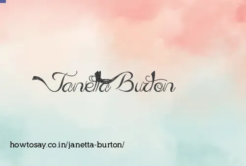 Janetta Burton