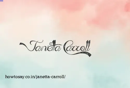 Janetta Carroll