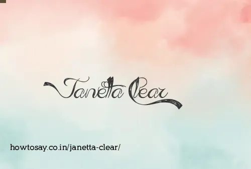 Janetta Clear